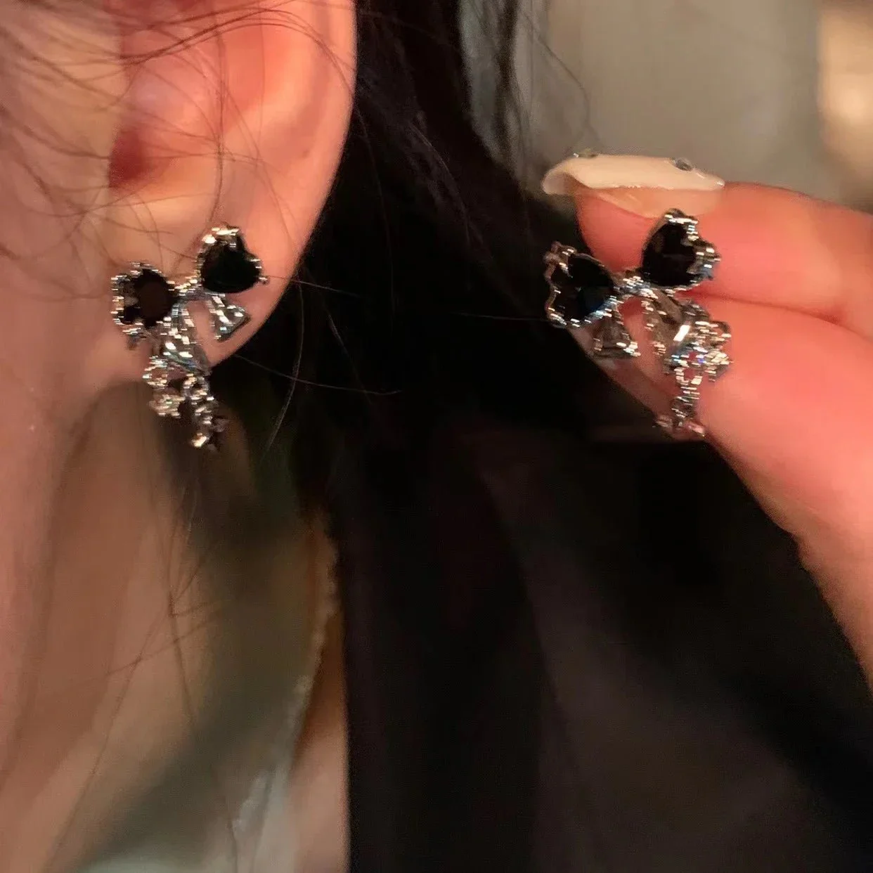 boucle d'oreille noeud - Image 7