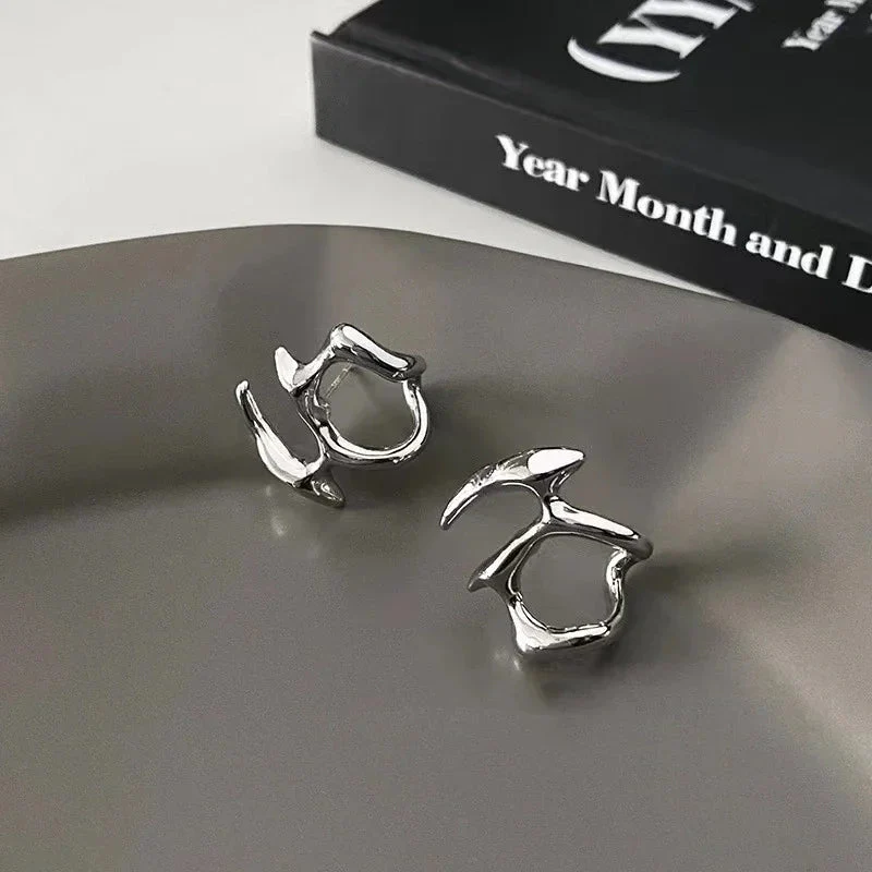 Boucle d'oreilles abstraite - Image 5