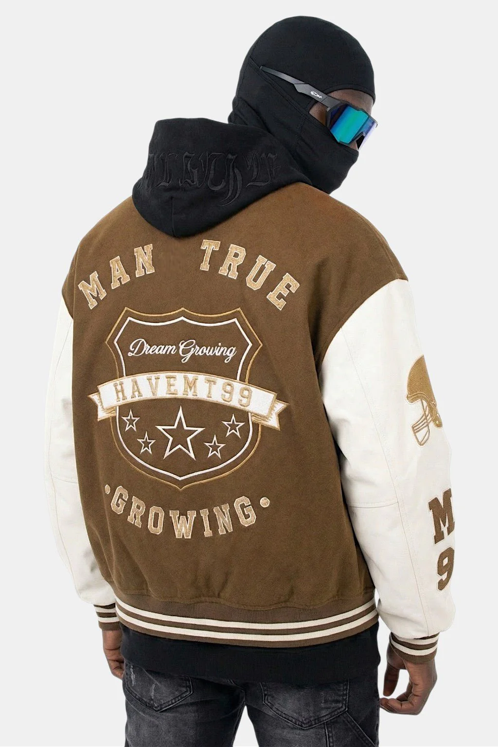 Brown varsity jacket - Image 4