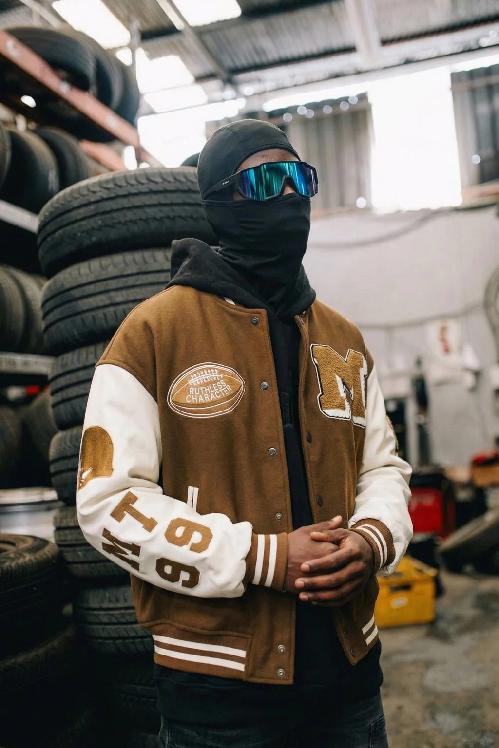 Brown varsity jacket - Image 5