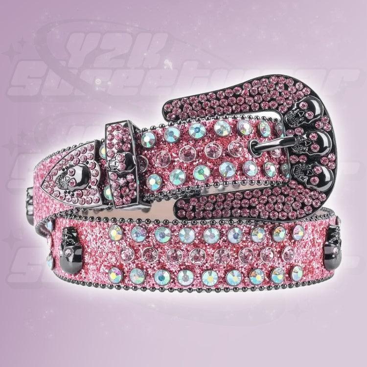 Ceinture strass rose - Image 3