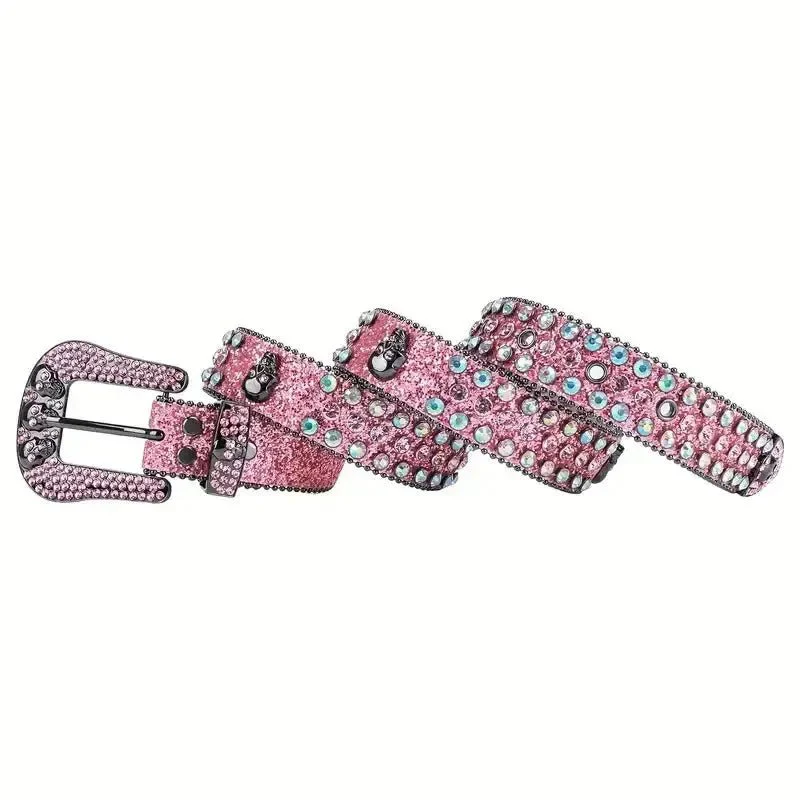 Ceinture strass rose - Image 7