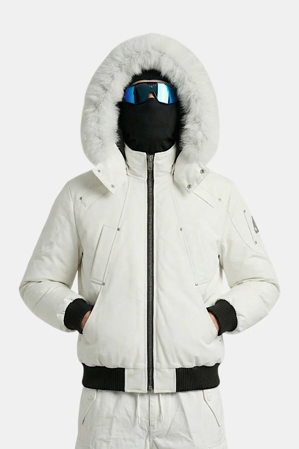 Doudoune capuche fourrure - Image 2