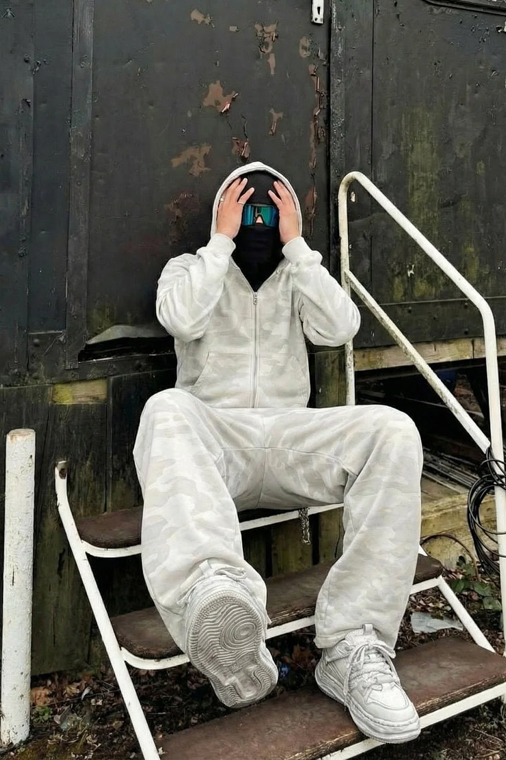 Ensemble camouflage blanc - Image 5