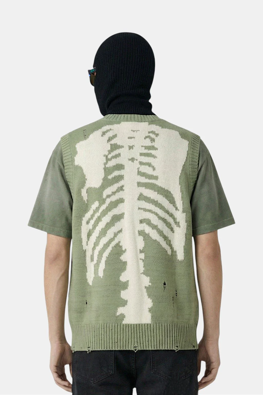 Green skeleton sweater - Image 3