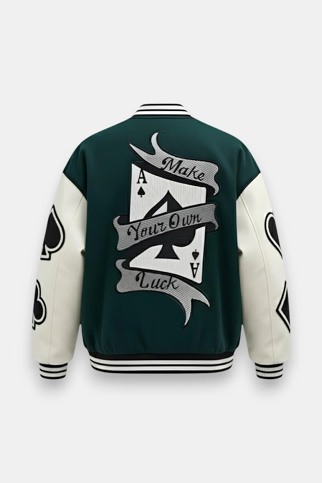 Green varsity jacket - Image 3