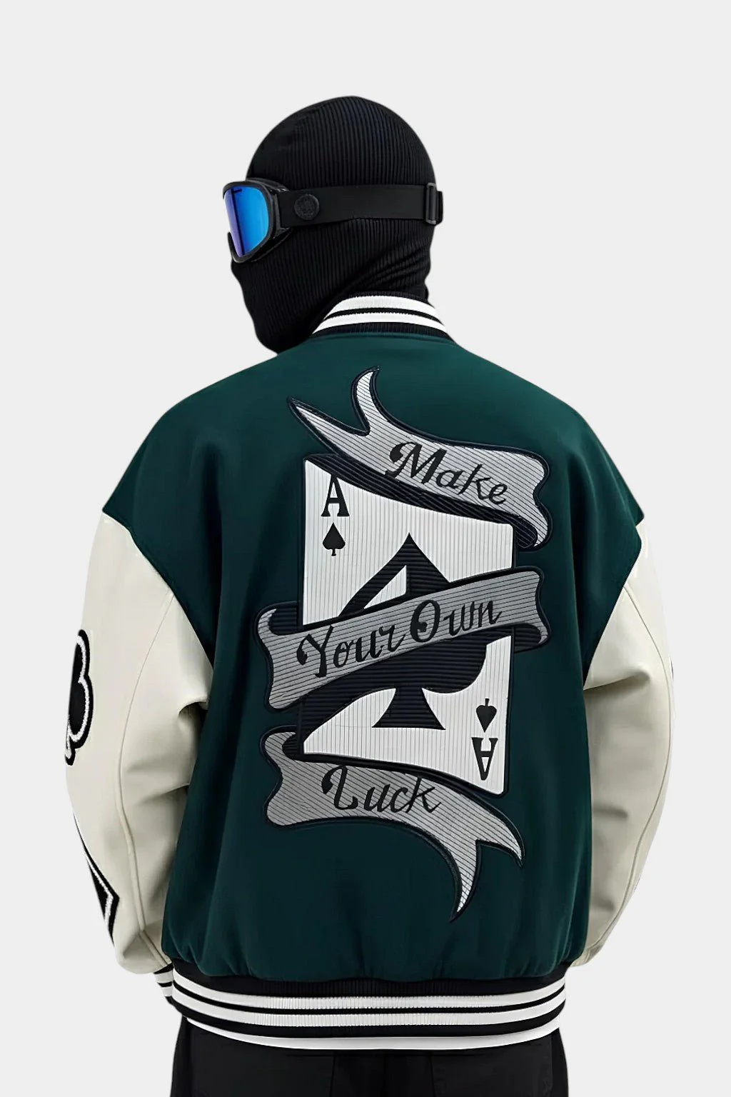 Green varsity jacket - Image 4