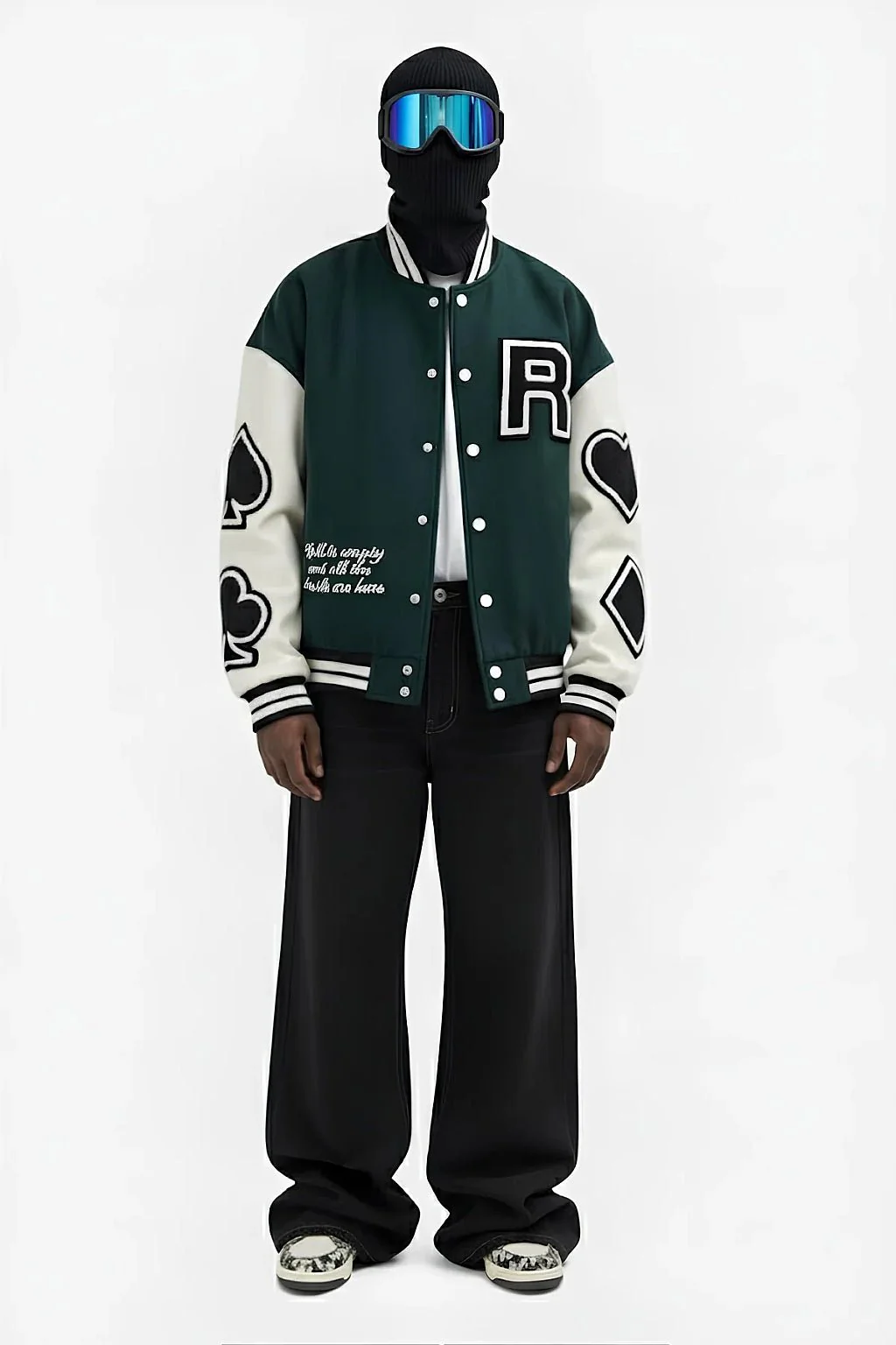 Green varsity jacket - Image 5