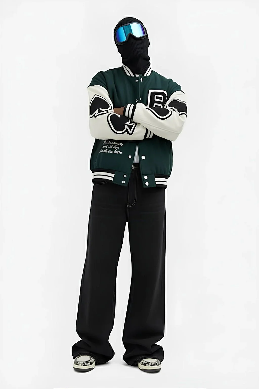 Green varsity jacket - Image 6