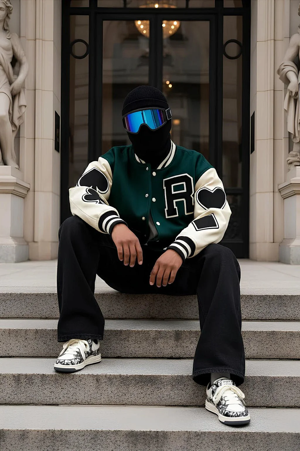 Green varsity jacket - Image 7