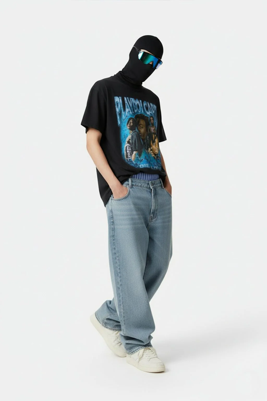 Jean baggy délavé - Image 3
