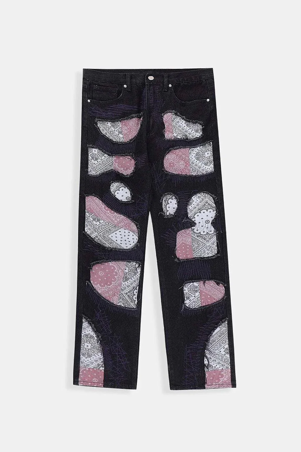 Jean bandana patchwork