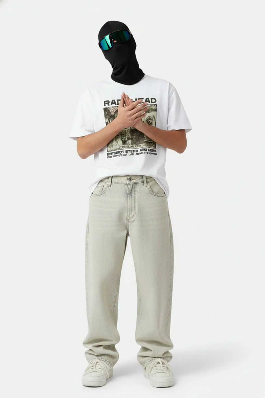 Jean barrel blanc - Image 3
