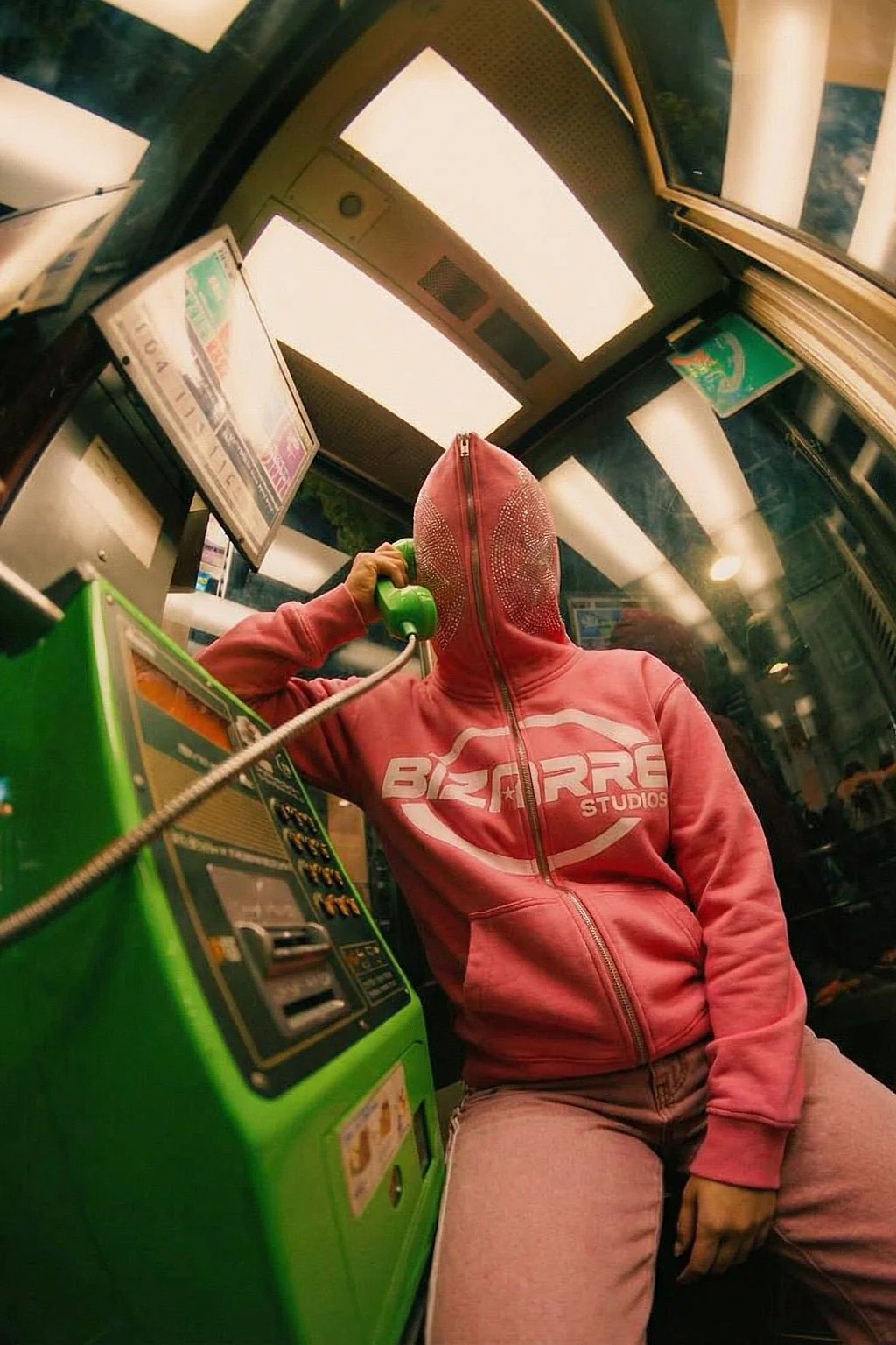 Pink full zip hoodie - Image 3
