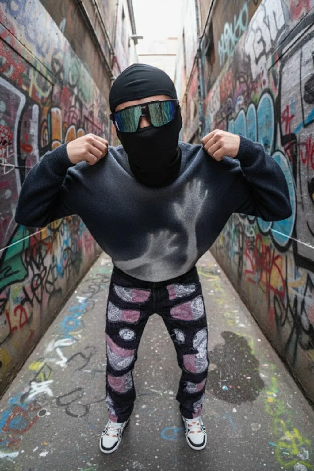 Pull en laine streetwear - Image 3