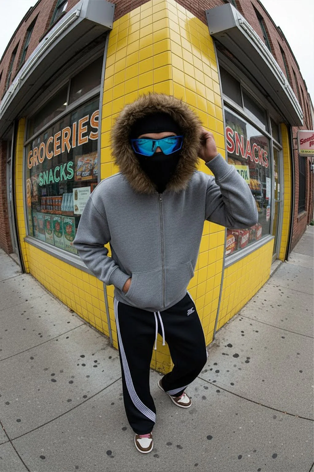 Sweat capuche fourrure - Image 7