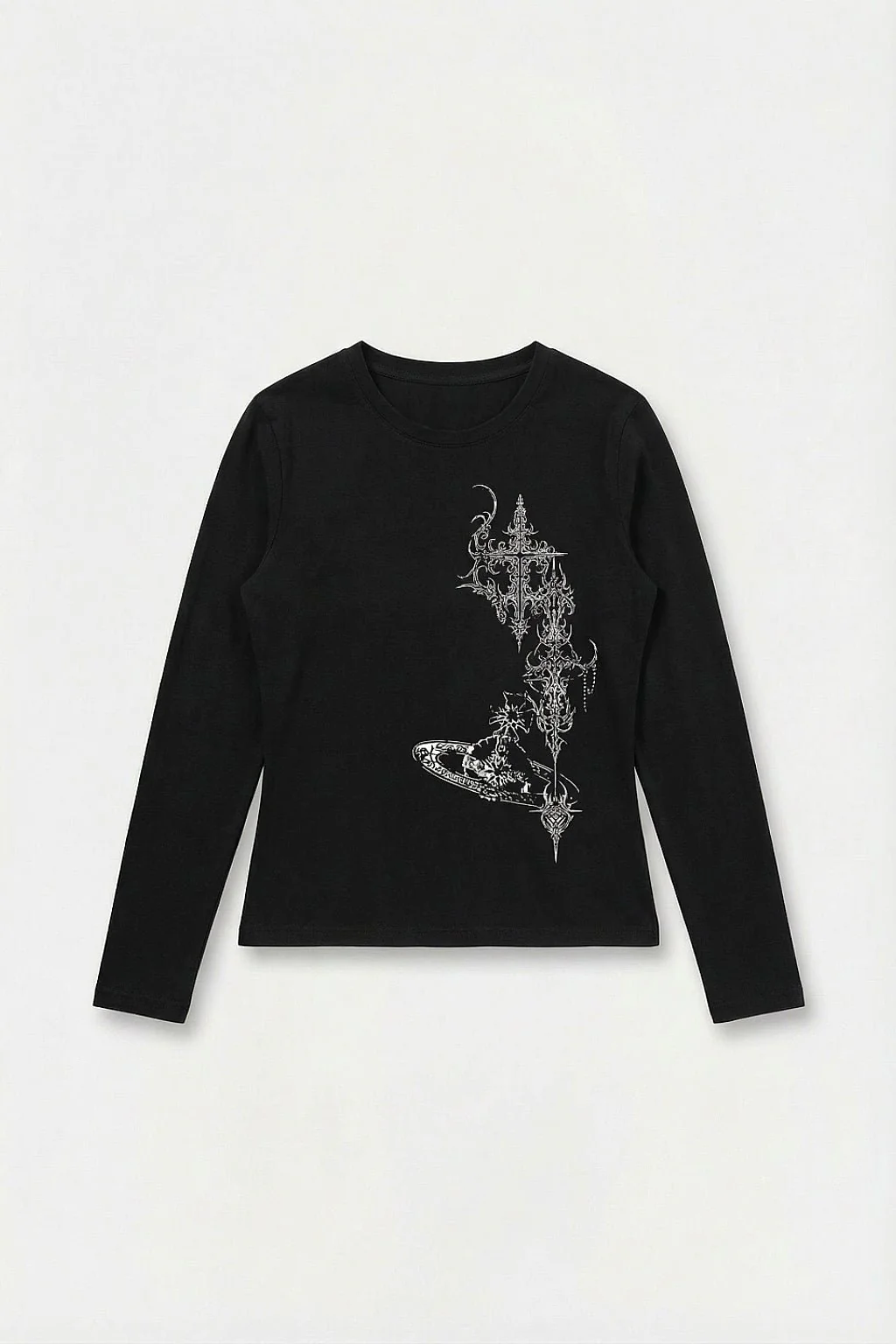T shirt manche longue gothique - Image 3