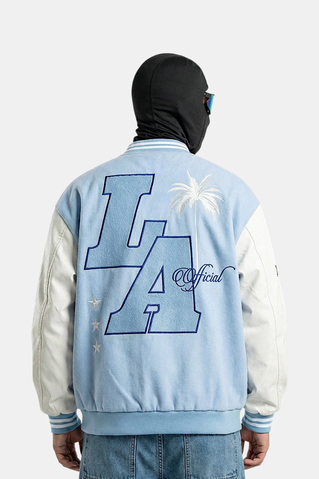 Varsity jacket bleu ciel - Image 4