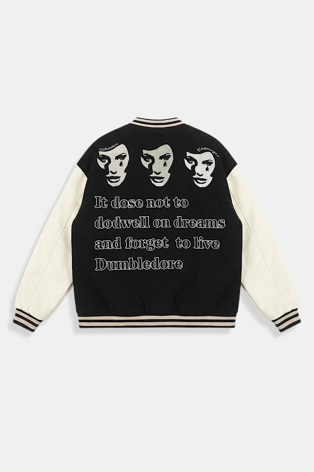 Varsity jacket noir - Image 3