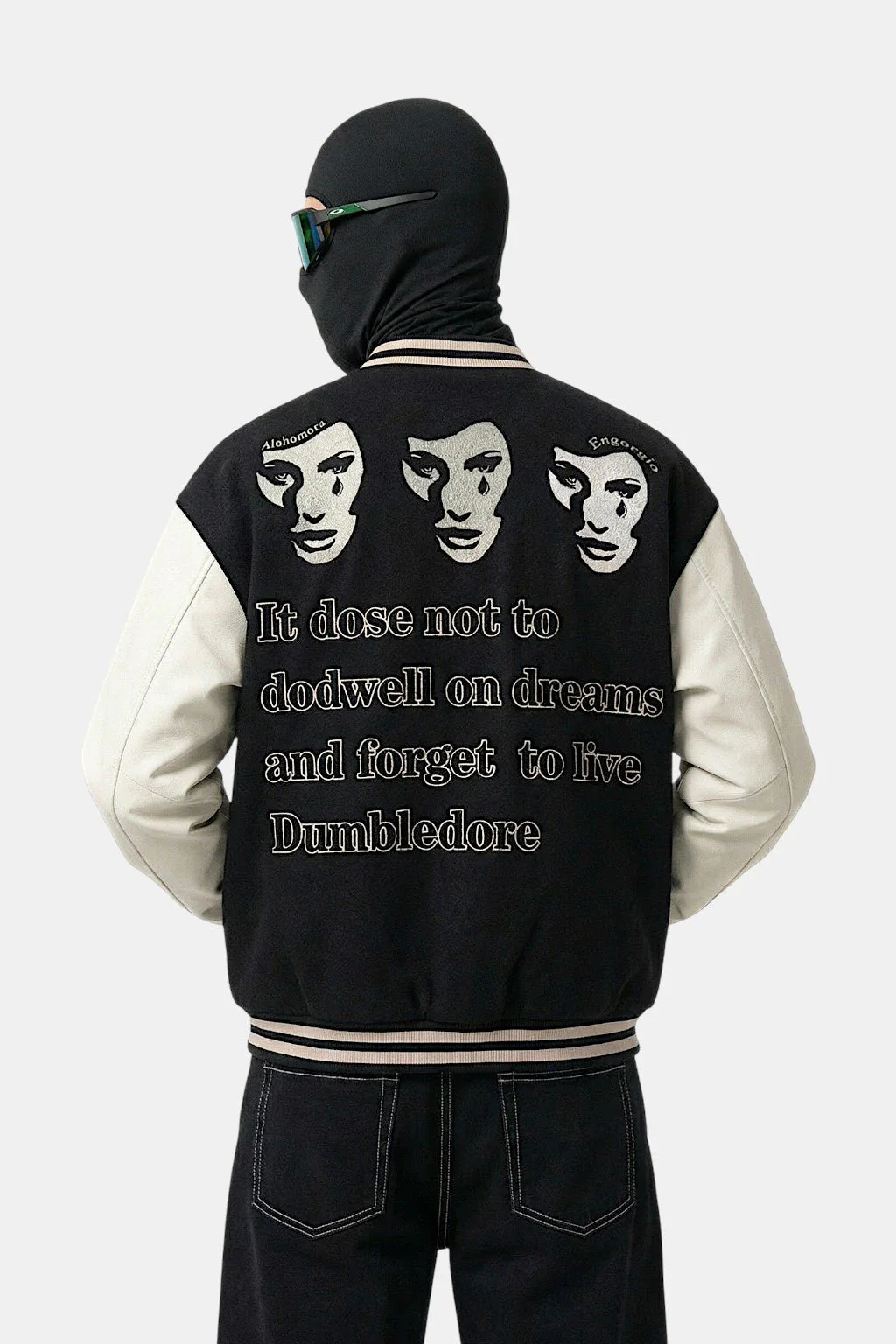 Varsity jacket noir - Image 4