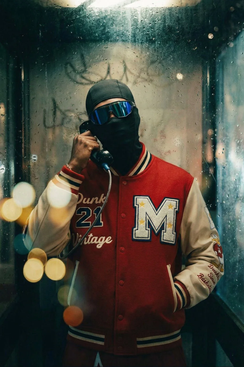 Varsity jacket rouge - Image 3