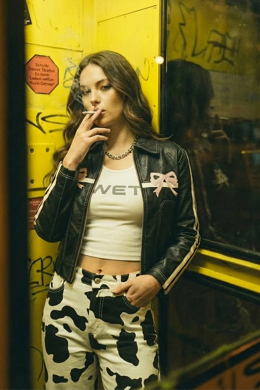Veste noeud rose - Image 3