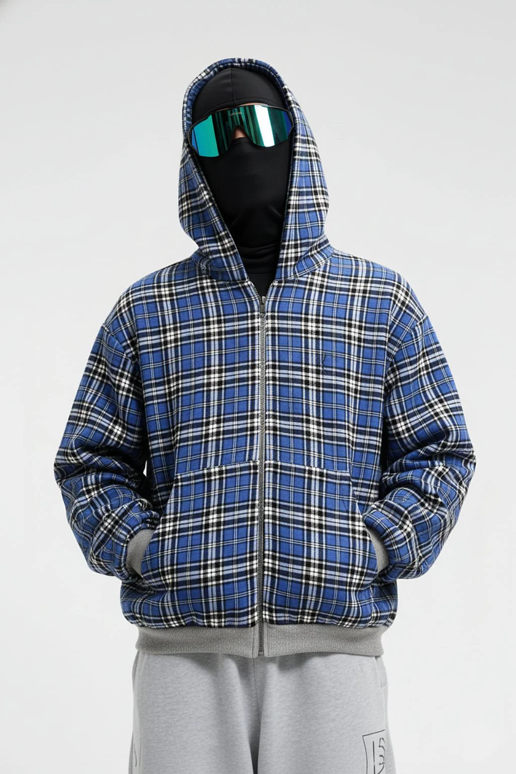 Veste réversible plaid - Image 4