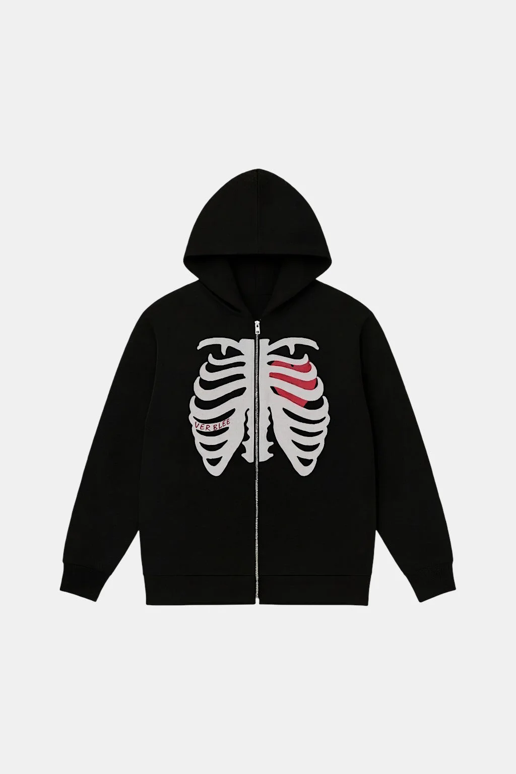 Veste squelette coeur - Image 3